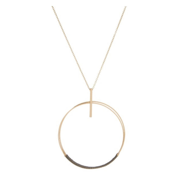 Circle Pendant Necklace
