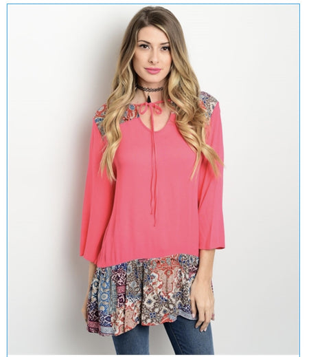 Floral Racerback Maxi Dress