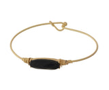 Stone Bangle Bracelet