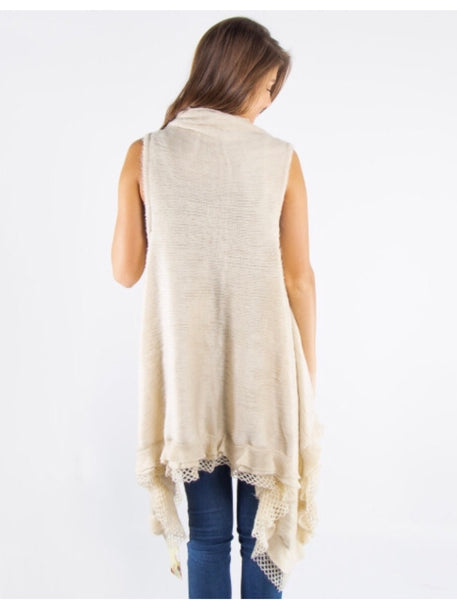 Ruffled Vest