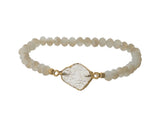 Druzy Stretch Bracelet