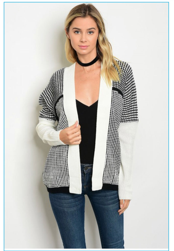 Black and White Sweater