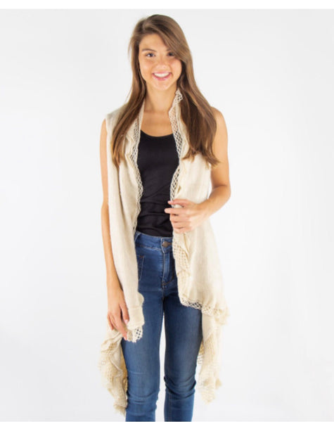 Ruffled Vest