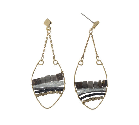 Aztec Gold Earrings