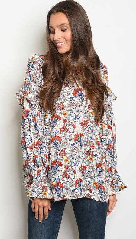 Floral Racerback Maxi Dress