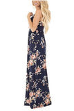 Floral Racerback Maxi Dress