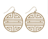 Aztec Gold Earrings