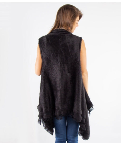 Ruffled Vest