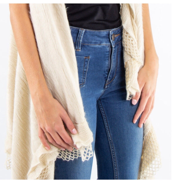Ruffled Vest