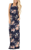 Floral Racerback Maxi Dress